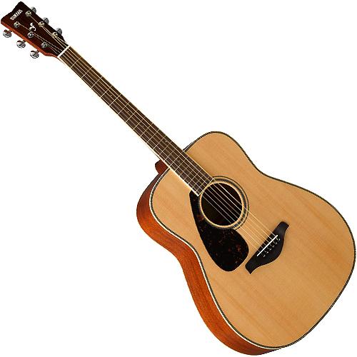 Yamaha FG820L Left Handed Acoustic Guitar Solid Spruce Top in Natural