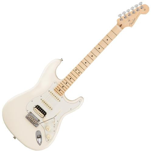 Fender 0113042705 American Professional Stratocaster HSS Shawbucker Maple Olympic White w/Case