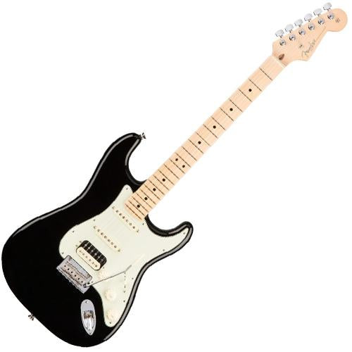 Fender 0113042706 American Professional Stratocaster HSS Shawbucker Maple Black w/Case