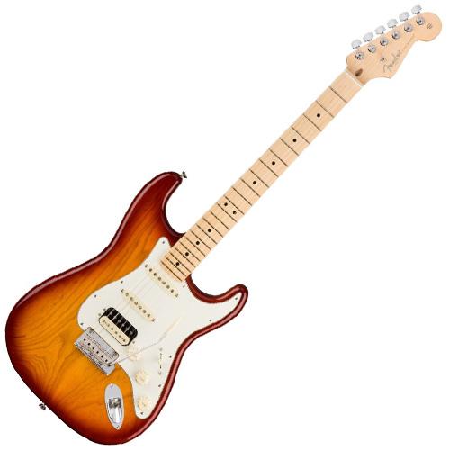 Fender 0113042747 American Professional Stratocaster HSS Shawbucker Maple Sienna Sunburst w/Case