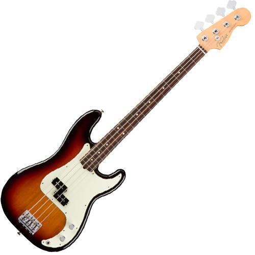 Fender 0193610700 American Professional Precision Bass Guitar Rosewood 3 Color Sunburst Hardshell w/Case