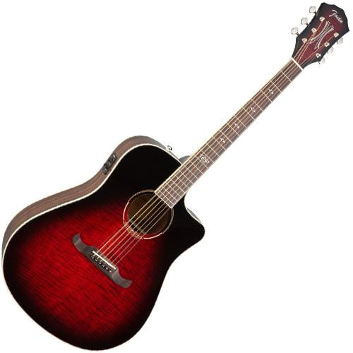 Fender 0969089075 TBucket 300CE Acoustic Electric in Trans Cherry Burst
