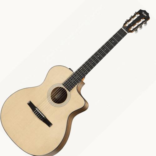 Taylor 114CEN GA Acoustic Electric Nylon String Walnut Sitka Spruce Top w/Gig Bag
