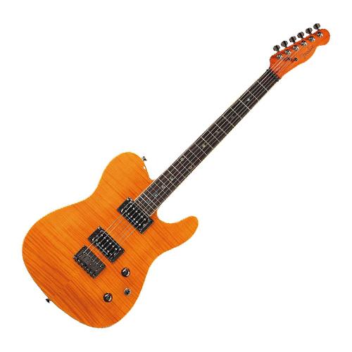 Fender 0262000520 Special Edition Custom Telecaster FMT HH in Amber