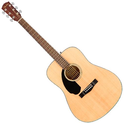 Fender 0961703021 Left Handed CD60S Electric Acoustic Solid Spruce Top in Natural