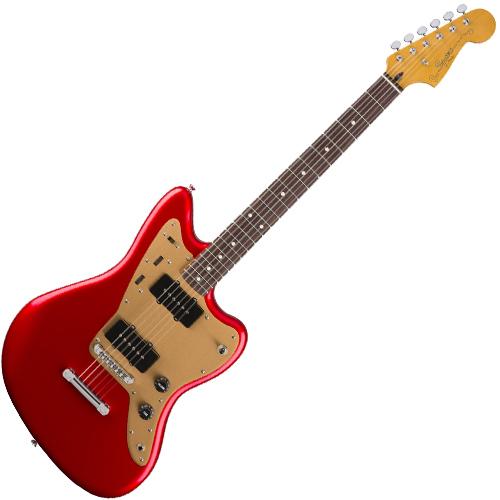Squier 0303100509 Deluxe Jazzmaster ST in Candy Apple Red