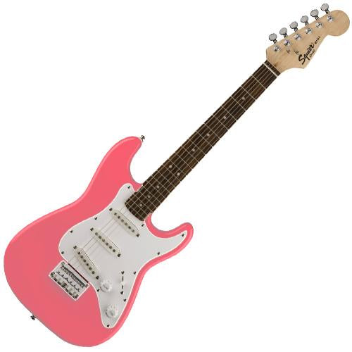 Squier 0310121570 Mini Stratocaster Electric Guitar in Pink