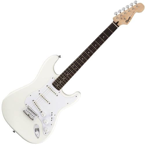 Squier 0311001580 Bullet Stratocaster Hard Tail Electric Guitar in Arctic White