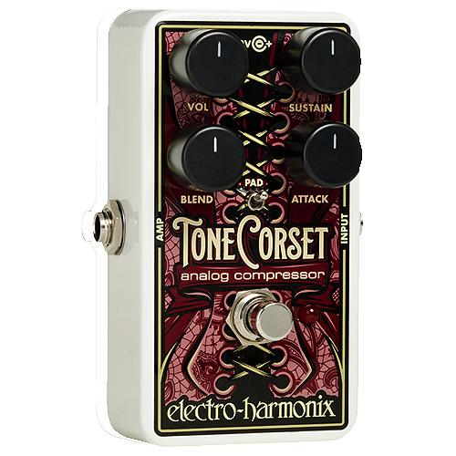 ElectroHarmonix TONECORSET Compressor Sustainer Effects Pedal