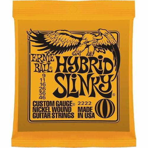 Ernie Ball 2222 Hybrid Slinky Electric Guitar Strings 9-46