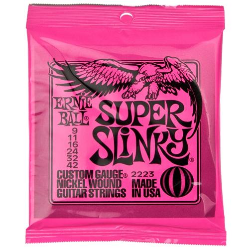 Ernie Ball 2223 Super Slinky Electric Guitar Strings 9-42