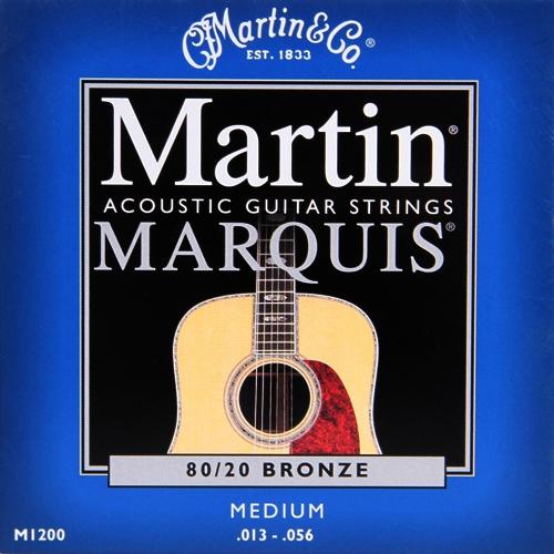 Martin M1200 Marquis Acoustic Guitar Strings Medium 13-56
