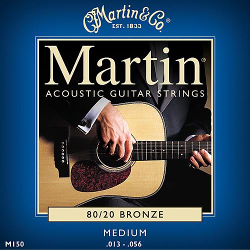 Martin M150F 80/20 Bronze Acoustic Guitar Strings Medium 13-56