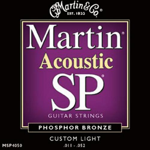 Martin MSP4050 SP Phosphor Bronze Acoustic Guitar Strings Custom Light 11-52