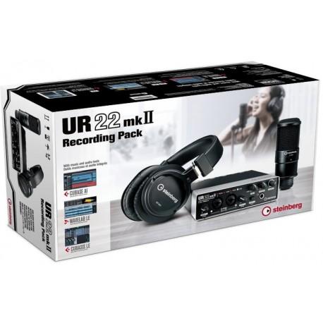 Steinberg UR22MKIIRPACK UR22 Recording Pack with Interface Microphone, Phones and Software