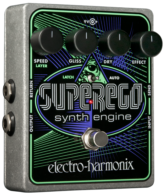 ElectroHarmonix SUPEREGO Polyphonic Synth Effects Pedal