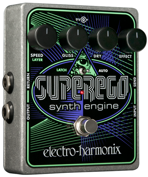 ElectroHarmonix SUPEREGO Polyphonic Synth Effects Pedal