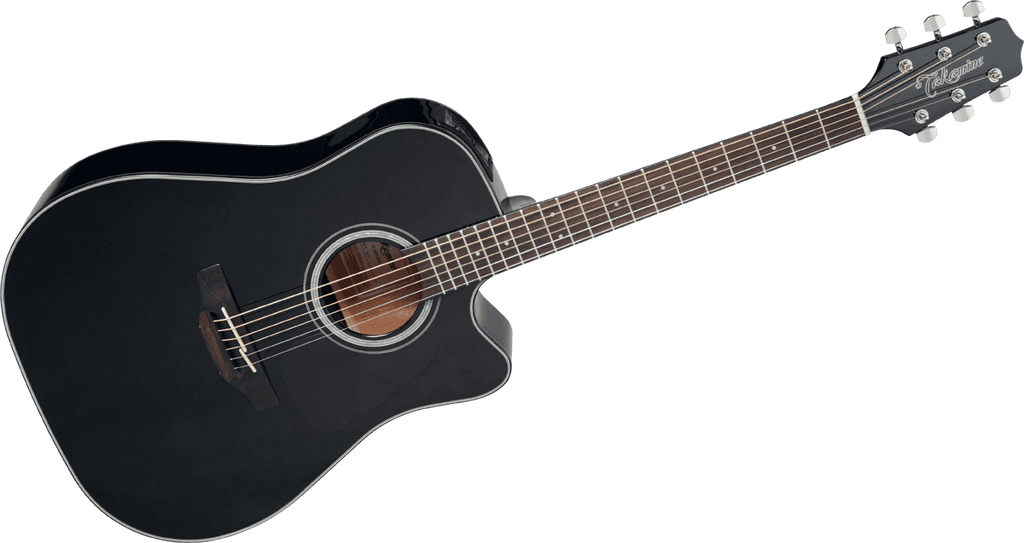 Takamine GD30CEBLK G 30 Series Dreadnought Cutaway Acoustic Electric in Black