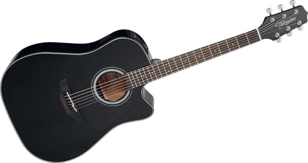 Takamine GD30CEBLK G 30 Series Dreadnought Cutaway Acoustic Electric in Black