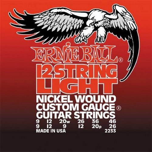Ernie Ball 2233 12 String Slinky Lite 9-46 Electric Guitar Strings