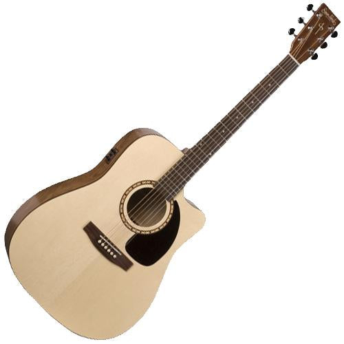 Simon & Patrick 29044 Woodland 6 Cutaway Solid Spruce Top Acoustic Electric
