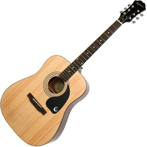 Epiphone DR100NACH DR100 Dreadnought Acoustic Guitar in Natural