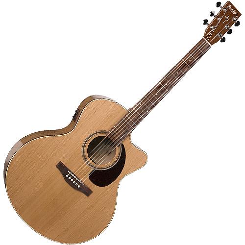 Simon & Patrick 33751 CW Mini Jumbo GT Acoustic Electric Cedar Top w/Gig Bag