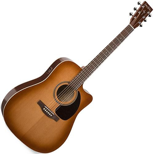 Simon & Patrick 33775 CW Burst Dreadnought GT Acoustic Electric w/Gig Bag