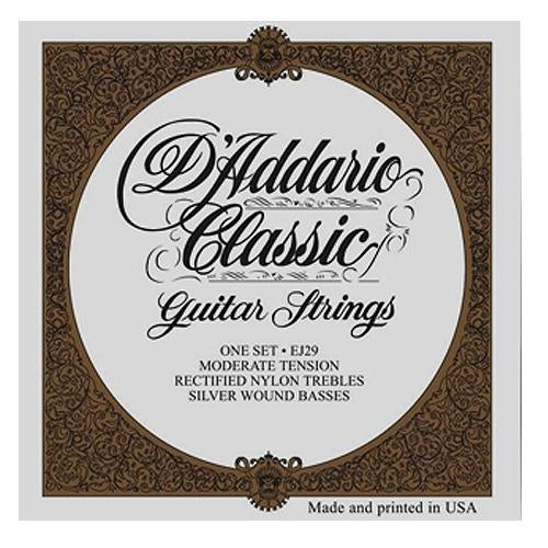 D'Addario EJ29 Classics Rectified Trebles Moderate Tension