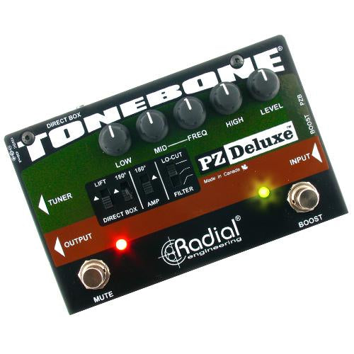 Radial R8007320 PZ Deluxe Acoustic Instrument Preamp Effects Pedal