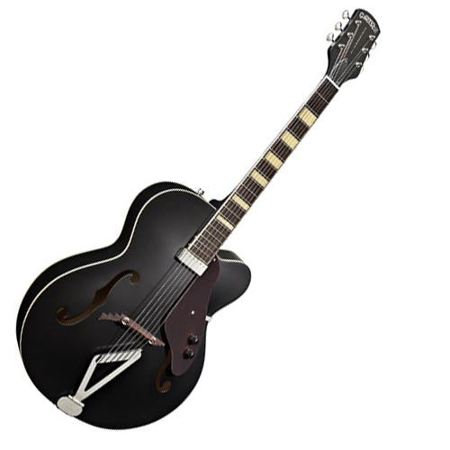 Gretsch 2515831506 G100BKCE Synchromatic Archtop Cutaway Guitar in Flat Black