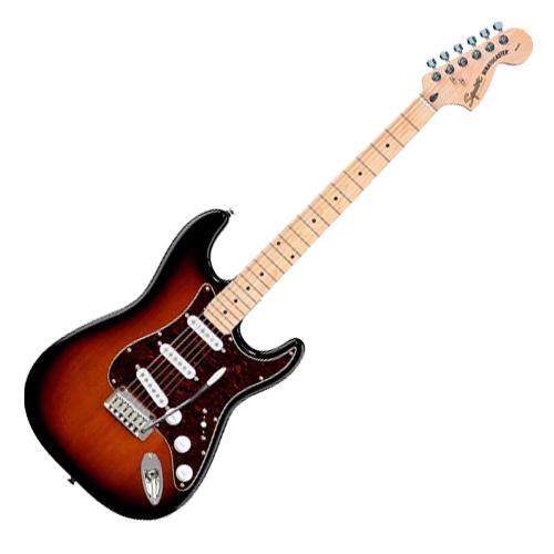 Squier 0321602537 Standard Stratocaster Electric Guitar Maple in Antique Burst w/Tortoiseshell