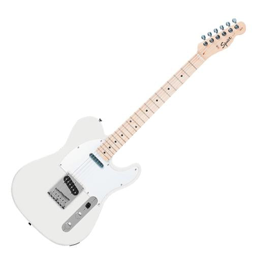 Squier 0310202580 Affinity Telecaster Electric Guitar Maple in Arctic White