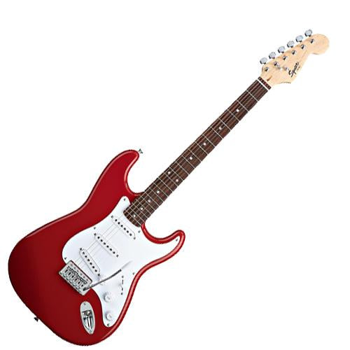 Squier 0310001540 Bullet Stratocaster w/Trem Electric Guitar in Red