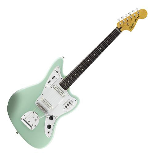 Squier 0302000557 Vintage Modified Jaguar Electric Guitar in Surf Green