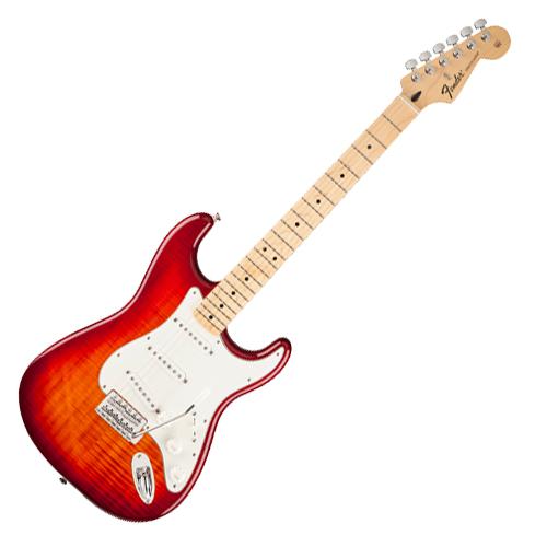 Fender 0144612531 Standard Stratocaster Plus Top Maple in Aged Cherry Sunburst