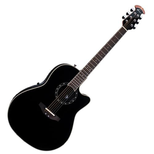 Ovation 2771AX5 Standard Balladeer Acoustic Electric Deep Contour Bowl in Black