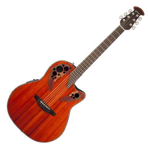 Ovation CE44PPD Celebrity Elite Plus Acoustic Electric Mid Depth Bowl Padauk Top