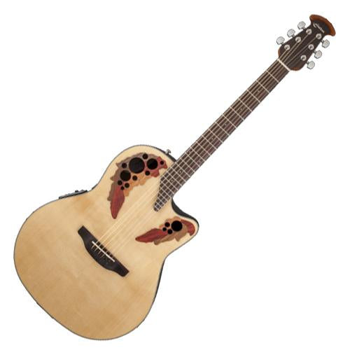 Ovation CE444 Celebrity Elite Acoustic Electric Mid Depth Bowl in Natural