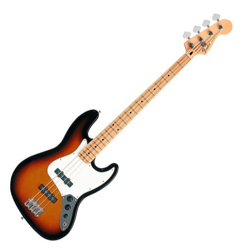 Fender 0146202532 Standard Jazz Bass Guitar Maple in Brown Sunburst