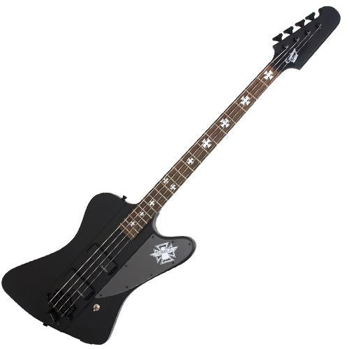 Epiphone EBTBPBBH Gothic Reverse Thunderbird Bass Guitar in Black