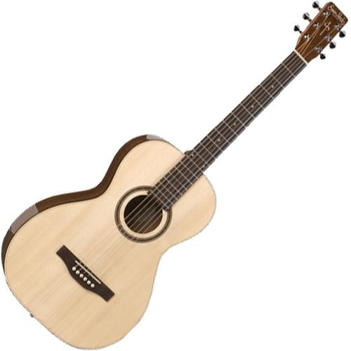 Simon & Patrick 33690 Woodland Pro Solid Wood Parlor Guitar Spruce in High Gloss