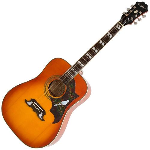 Epiphone EEDVVBNH Dove Pro Electric/Acoustic in Violin Burst