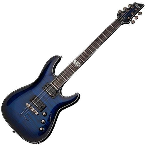 Schecter BJKSLSC1ASTBB Blackjack SLS Active Electric Guitar Seethru Blue Burst