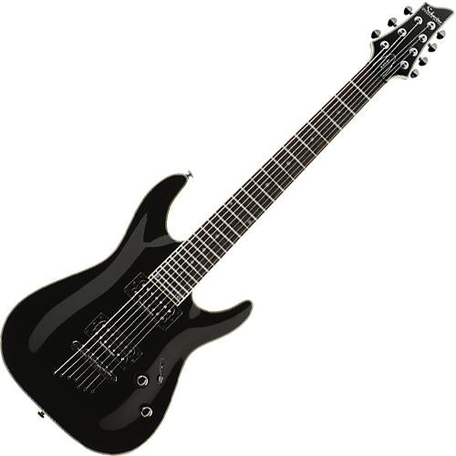 Schecter C7SGRBLK C7 SGR 7 string Electric Guitar in Gloss Black w/Gig Bag
