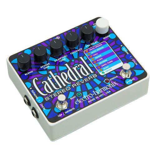 ElectroHarmonix CATHEDRAL Cathedral Deluxe Reverb Effects Pedal