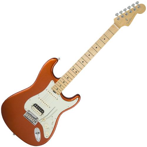 Fender 0114112796 American Elite Stratocaster HSS Shawbucker Pickup Maple in Autumn Blaze Metallic