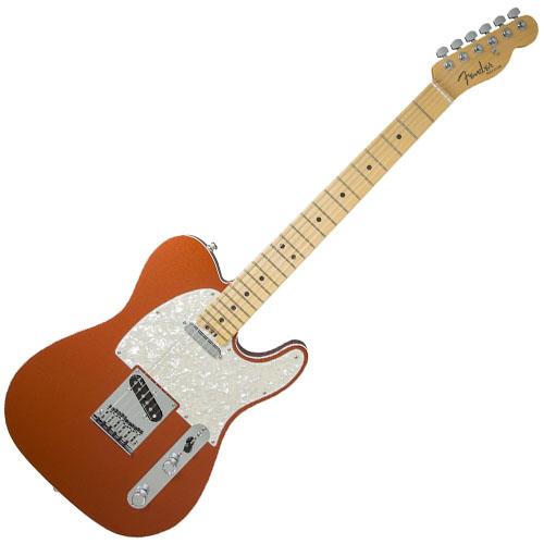 Fender 0114212796 American Elite Telecaster Maple in Autumn Blaze Metallic