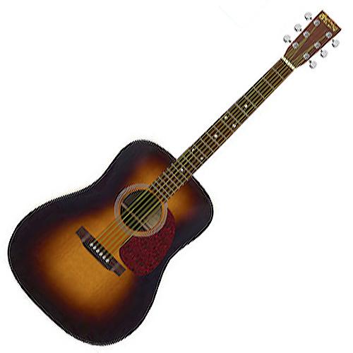 Martin HD28VSBRST Dreadnought Acoustic Guitar Solid Sitka Spruce Top Rosewood Vintage Series in Sunburst