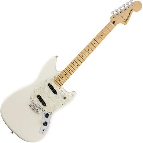 Fender 0144042505 Offset Mustang Maple in Olympic White